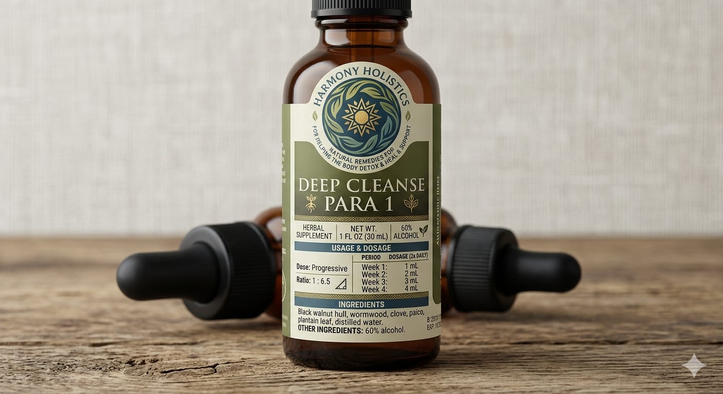 Harmony Holistics Deep Cleanse Para 1 - Herbal tincture